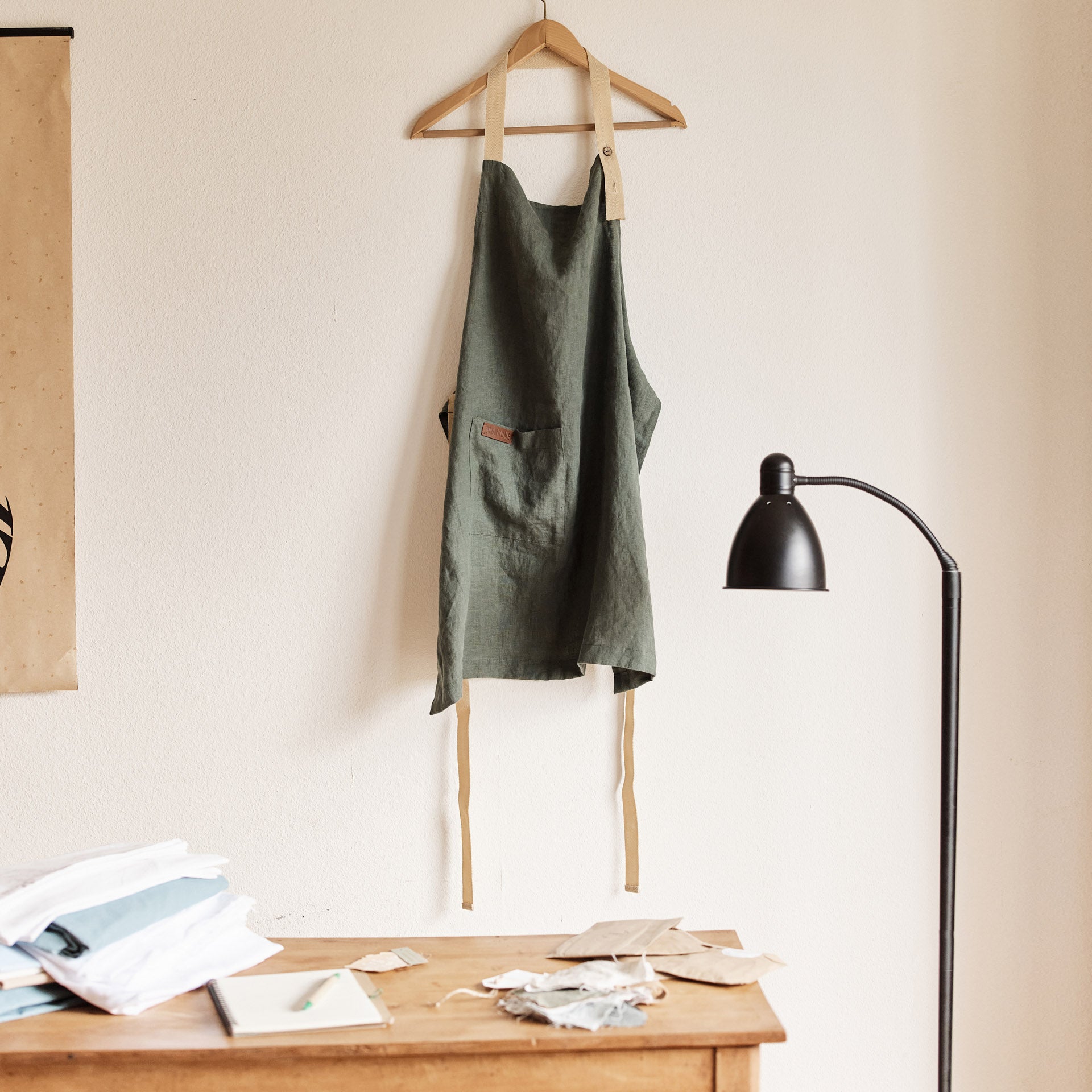 Лляний фартух  "Monhome" (washed linen)