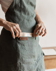 Лляний фартух  "Monhome" (washed linen)