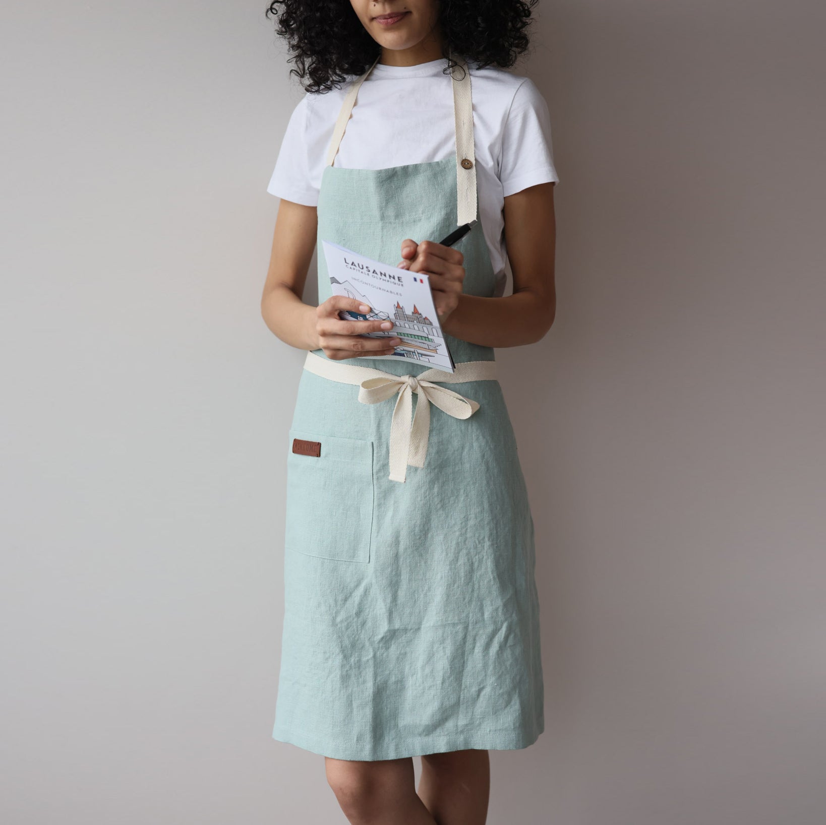 Лляний фартух  "Monhome" (washed linen)