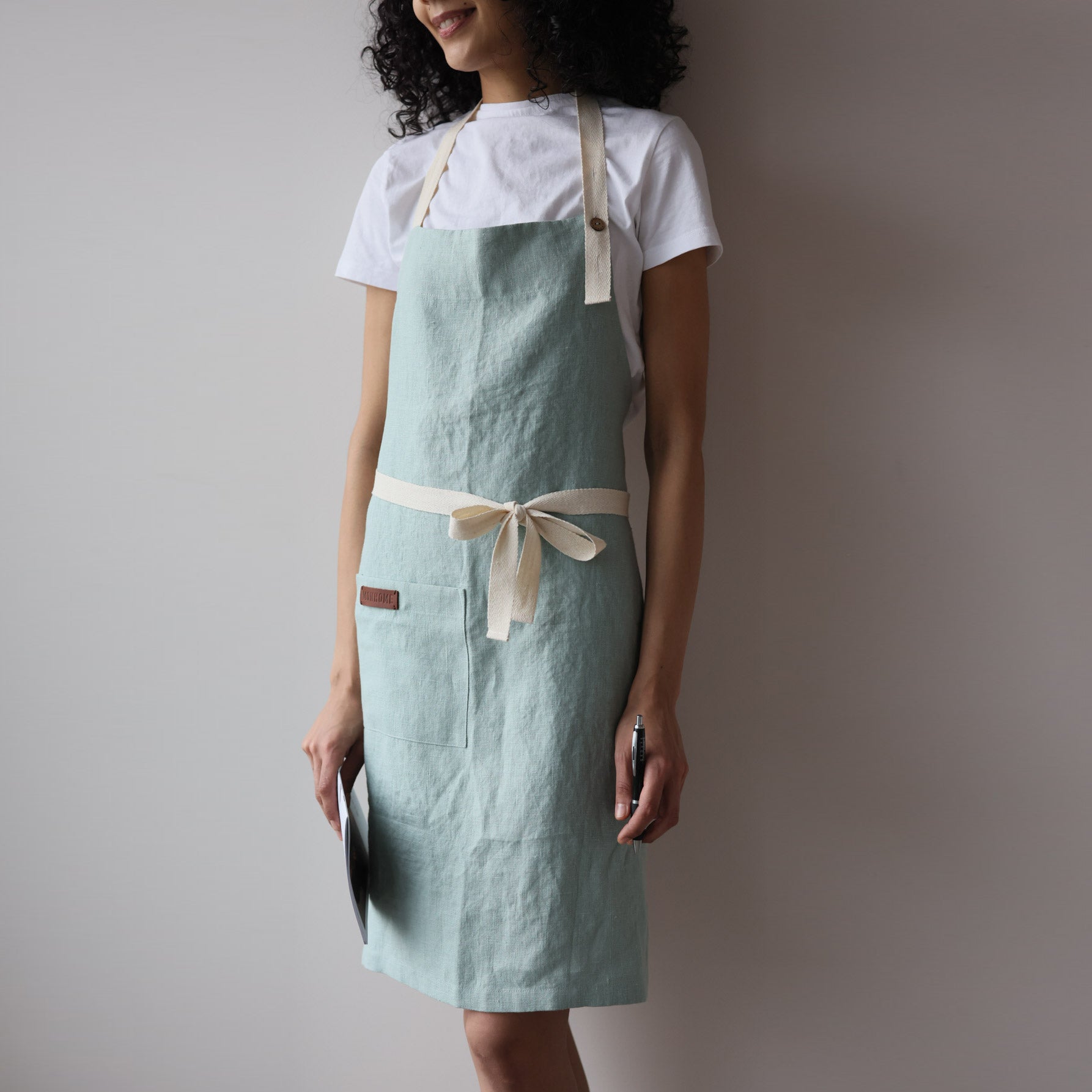 Лляний фартух  "Monhome" (washed linen)