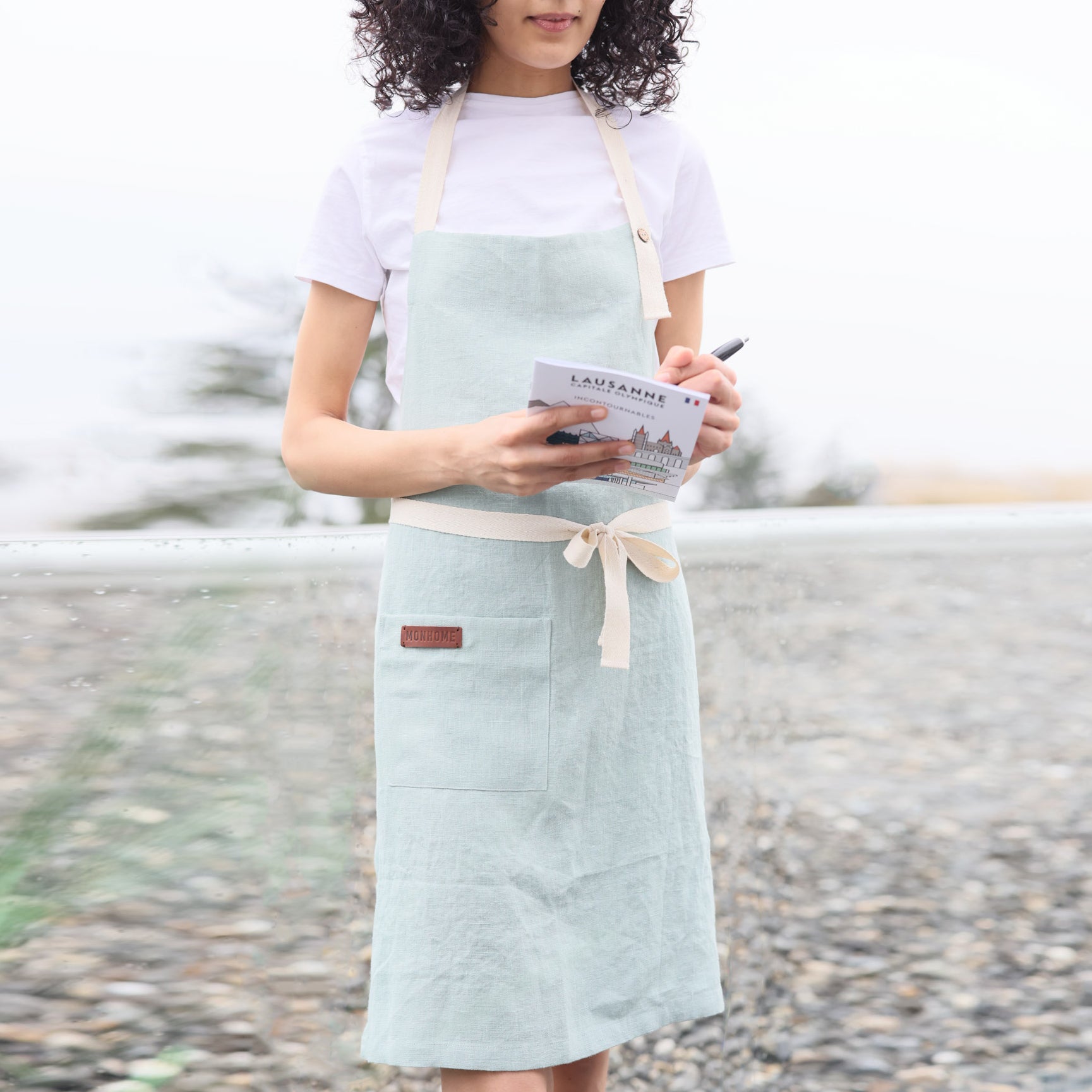 Лляний фартух  "Monhome" (washed linen)