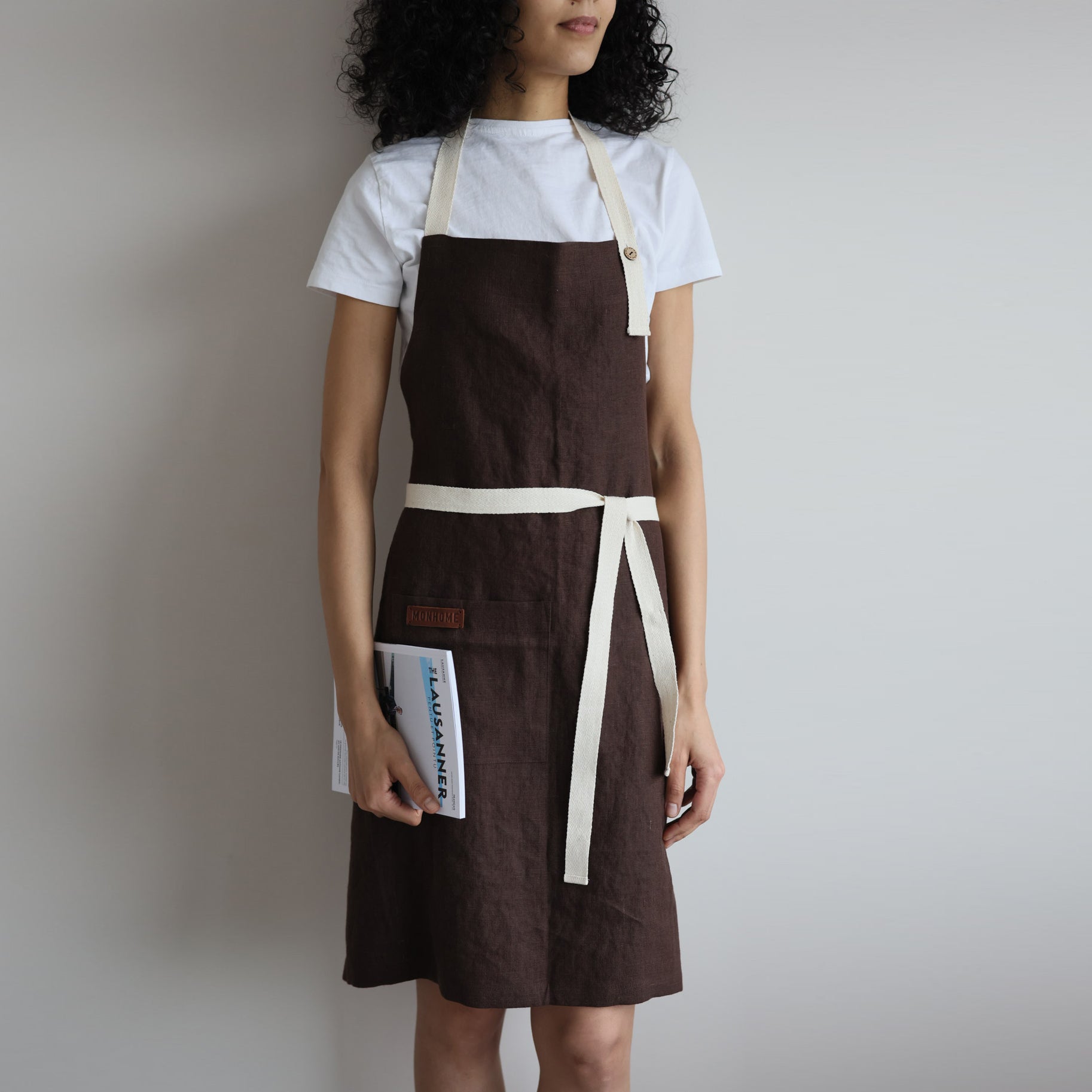 Лляний фартух  "Monhome" (washed linen)