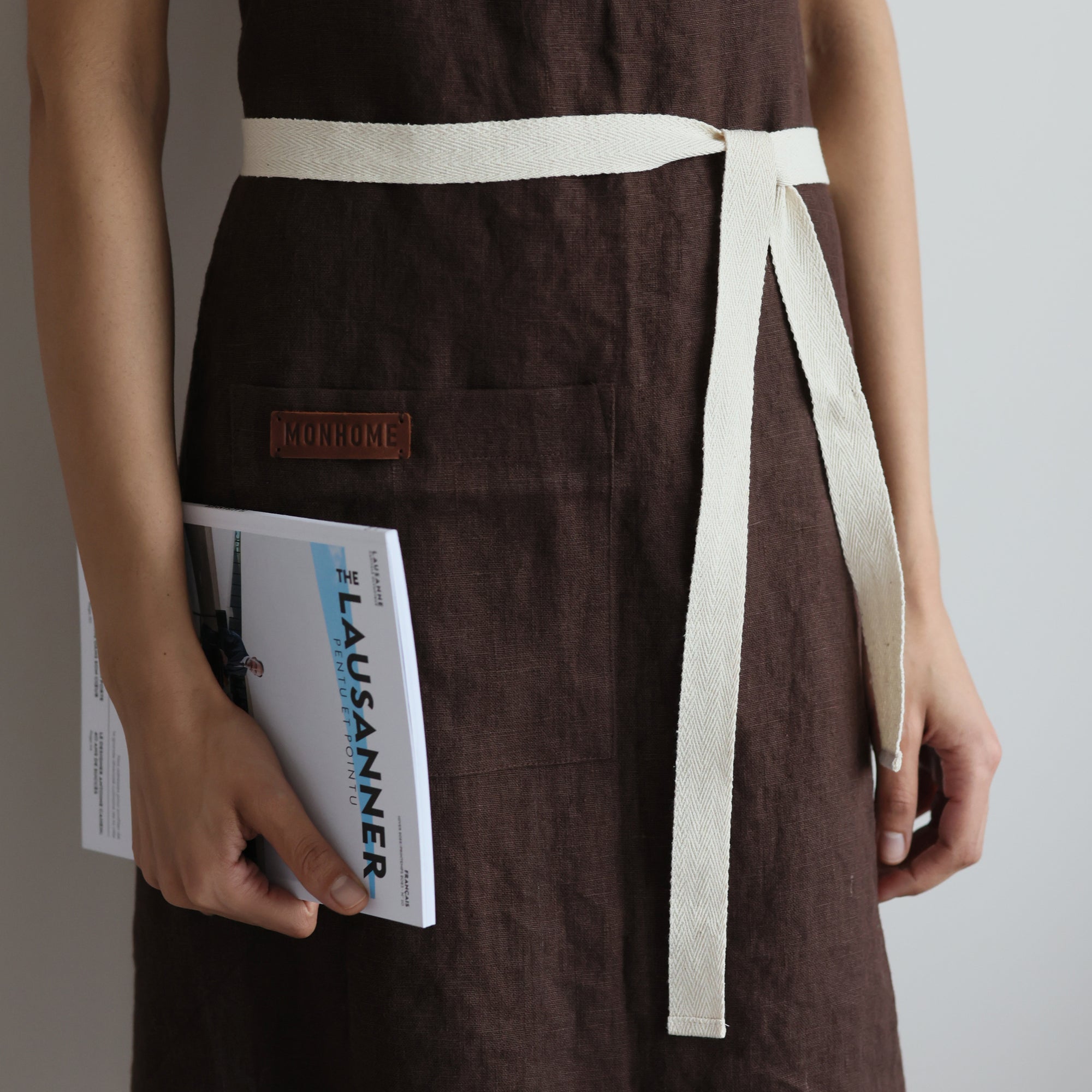 Лляний фартух  "Monhome" (washed linen)